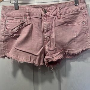Cheeky American Eagle Pink Jean Shorts